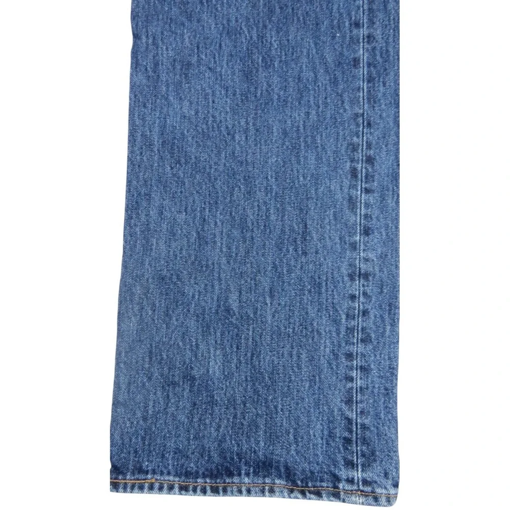 Levis 501 Original Fit Jeans Men 40x32 Dark Stonewash Blue Denim Button Fly Coat